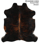 Dark Brindle Cowhide Rug #93780