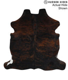Dark Brindle Cowhide Rug #95277