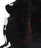 Chocolate and White Cowhide Rug #95289