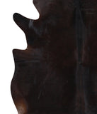 Solid Black Cowhide Rug #A10039