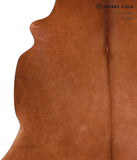 Solid Brown Cowhide Rug #A10174