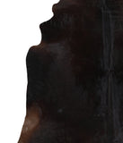 Solid Black Cowhide Rug #A10640