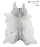 Salt and Pepper Black Cowhide Rug #A10748