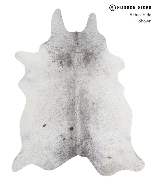 Salt and Pepper Black Cowhide Rug #A10748