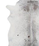 Salt and Pepper Black Cowhide Rug #A10748
