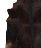 Solid Black Cowhide Rug #A10825