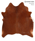 Solid Brown Cowhide Rug #A10852