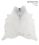 Salt and Pepper Black Cowhide Rug #A11927
