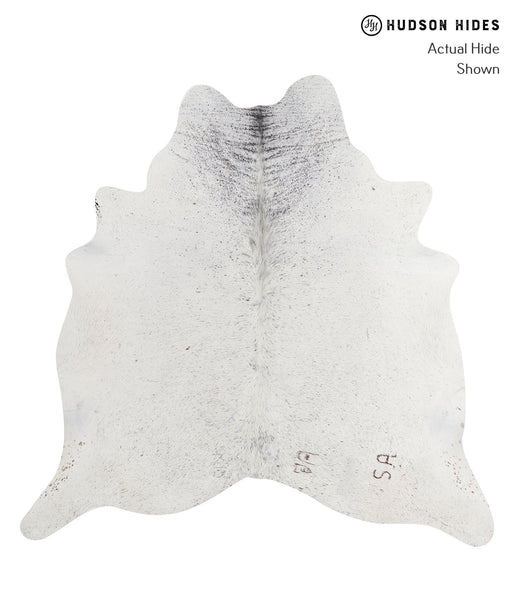 Salt and Pepper Black Cowhide Rug #A11927
