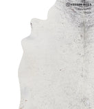 Salt and Pepper Black Cowhide Rug #A11927