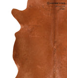 Solid Brown Cowhide Rug #A11987