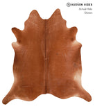 Solid Brown Cowhide Rug #A11999