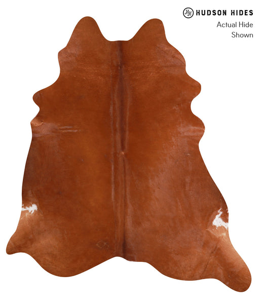 Solid Brown Cowhide Rug #A12019