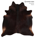 Solid Black Cowhide Rug #A12110