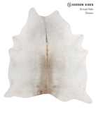Grey with Beige Cowhide Rug #A12151
