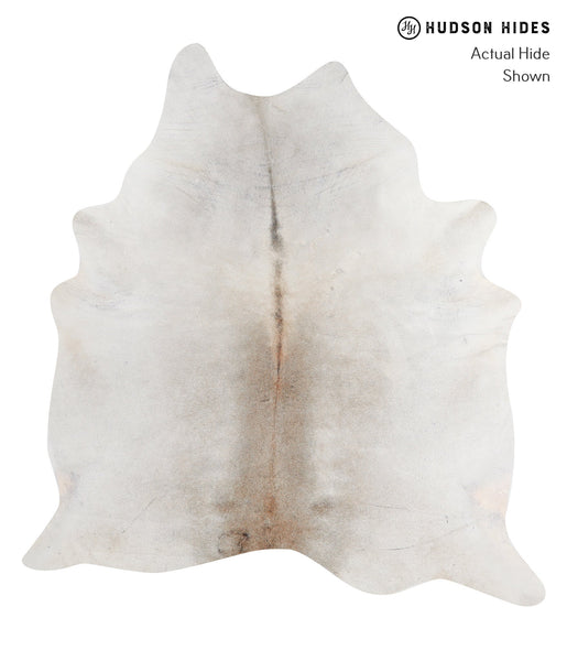 Grey with Beige Cowhide Rug #A12151