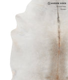 Grey with Beige Cowhide Rug #A12151