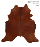 Solid Brown Cowhide Rug #A12246