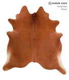 Solid Brown Cowhide Rug #A12298