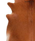 Solid Brown Cowhide Rug #A12298