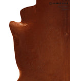 Solid Brown Cowhide Rug #A12470