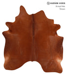 Solid Brown Cowhide Rug #A12603
