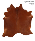 Solid Brown Cowhide Rug #A12638