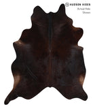 Solid Black Cowhide Rug #A12681