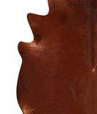 Solid Brown Cowhide Rug #A12705