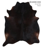 Solid Black Cowhide Rug #A12712
