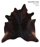 Solid Black Cowhide Rug #A12714