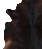 Solid Black Cowhide Rug #A12714