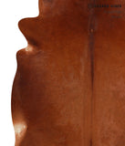 Solid Brown Cowhide Rug #A12719