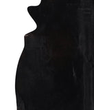Solid Black Cowhide Rug #A12807