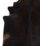 Solid Black Cowhide Rug #A12814
