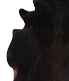 Solid Black Cowhide Rug #A12818