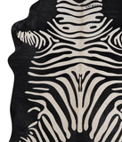 Zebra Cowhide Rug #A12852