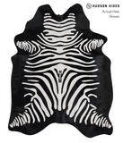 Zebra Cowhide Rug #A12855