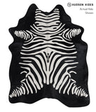 Zebra Cowhide Rug #A12856