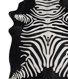 Zebra Cowhide Rug #A12856