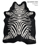 Zebra Cowhide Rug #A12867