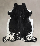 Black and White Cowhide Rug #A13