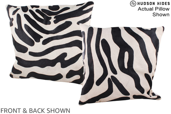 Zebra Cowhide Pillow #A14605