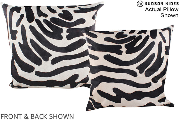 Zebra Cowhide Pillow #A14697