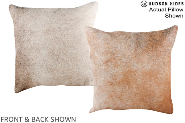 Caramel Cowhide Pillow #A14729