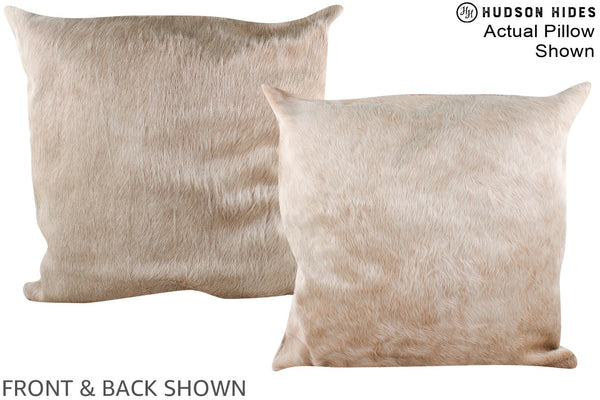 Champagne Cowhide Pillow #A14889
