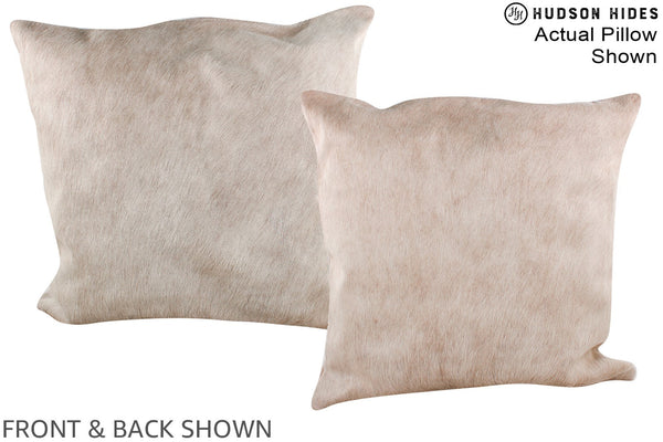 Champagne Cowhide Pillow #A14897