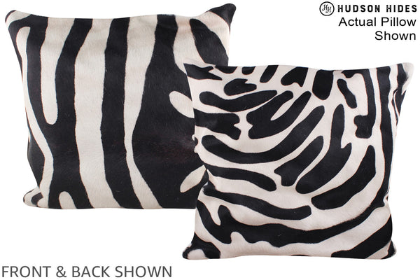 Zebra Cowhide Pillow #A14902