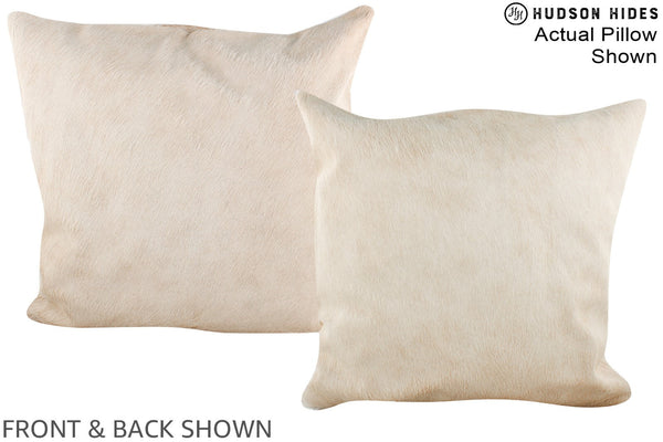 Champagne Cowhide Pillow #A14934