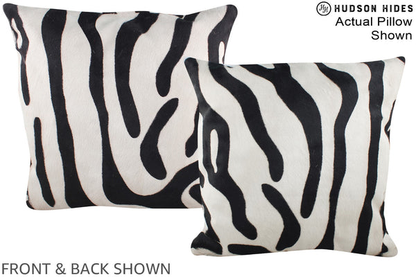 Zebra Cowhide Pillow #A14961